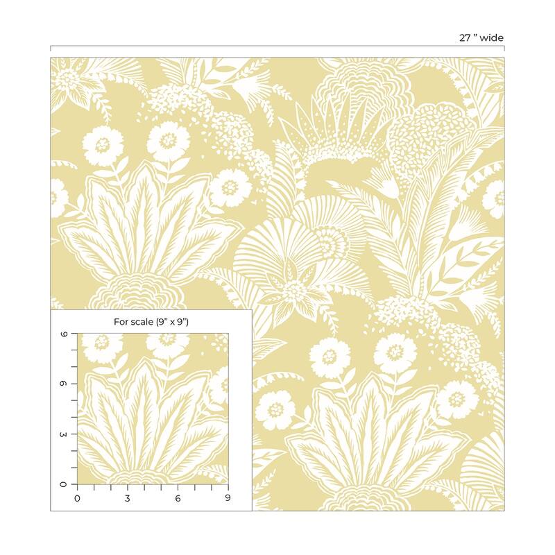Seabrook Designs Suvi Palm Grove Unpasted Wallpaper
