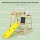 preview thumbnail 6 of 20, Costway Indoor Playground Climbing Gym Kids Wooden 8 in 1 Climber - See Details