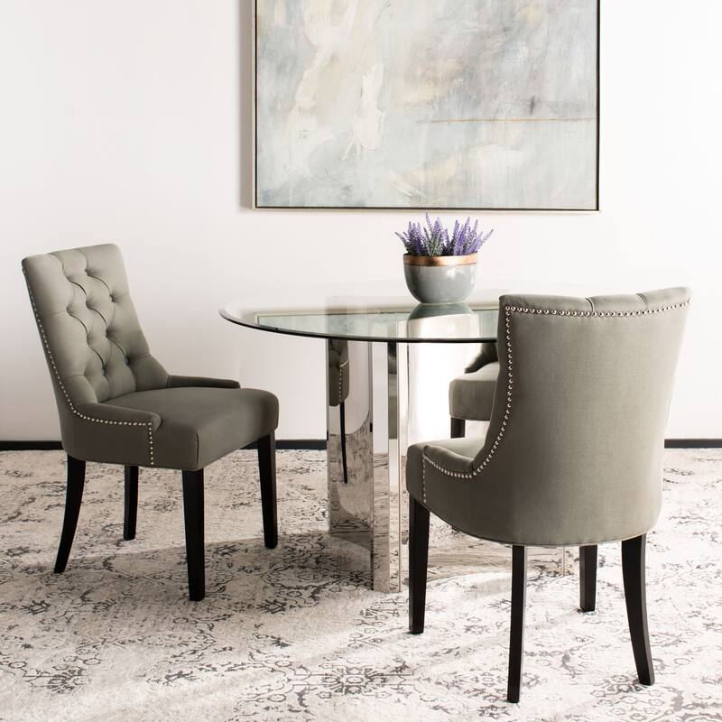 SAFAVIEH Loren Dining Chair (Set of 2) - 24"W x 25"D x 39"H