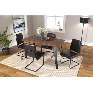 Rectangular Brown Wood Dining Table - Bed Bath & Beyond - 35989689