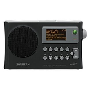 Sangean WFR28b Sangean WFR-28 Rechargeable Portable WiFi Internet Radio-Black