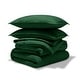 preview thumbnail 109 of 138, Bare Home Hypoallergenic Down Alternative Comforter Set Full - Heathered Forest Green