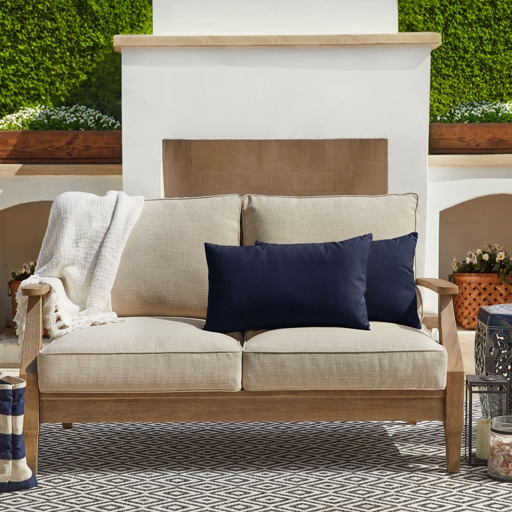 Sorra Home Outdoor Boucle Pillow Set of 2