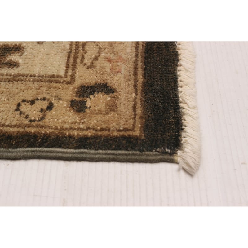 ECARPETGALLERY Hand-knotted Chobi Finest Black Wool Rug - 8'8 x 11'7