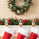 preview thumbnail 1 of 33, Glitzhome Resin Santa Snowman Penguin Gnomes with JOY Christmas Stocking Holders Mantel Ornament(Set of 3)
