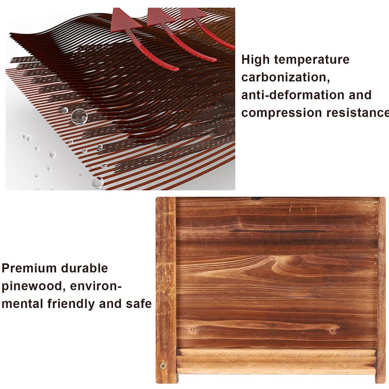 Garden Flower Planter Raised Box Vegetable Bed for Garden Yard Patio