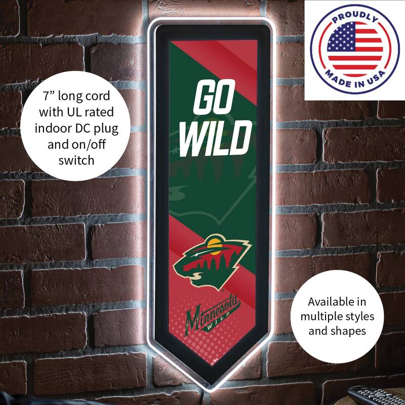 Minnesota Wild LED Lighted Sign