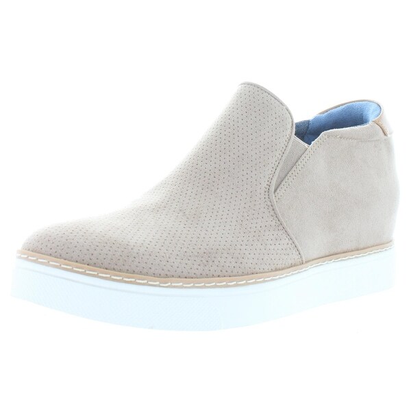 slip on wedge sneakers faux suede