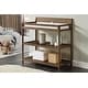 preview thumbnail 6 of 15, Suite Bebe Shailee Changing Table Brown