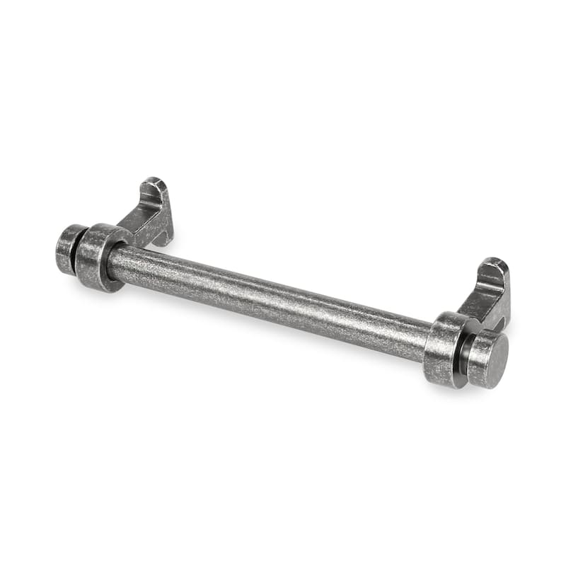 Lumi Home Furnishings Drawer Pull Vintage 3.75" - Anitque Nickel - 4-Pack