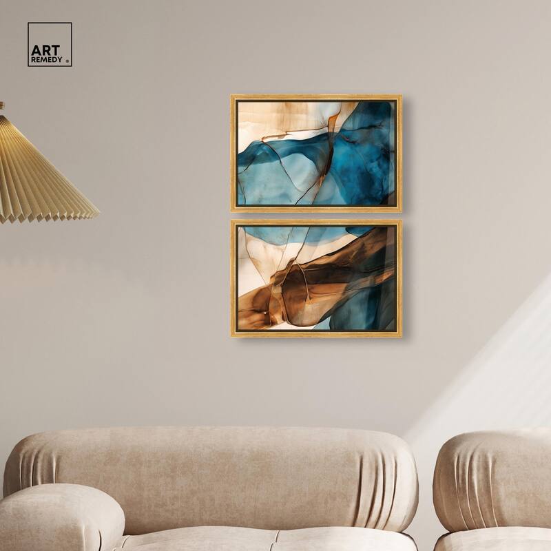 Glitch Aesthetic III Canvas Set of 2 by Art Remedy
