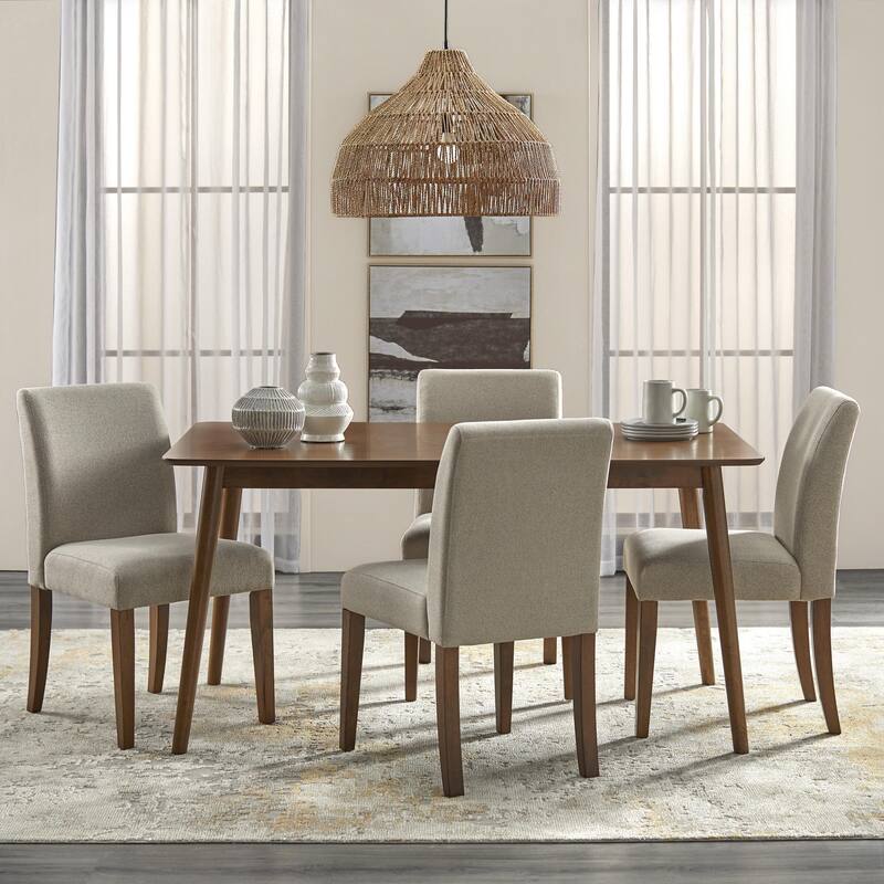 Lifestorey Zane 5-piece Dining Set - Summer Tan