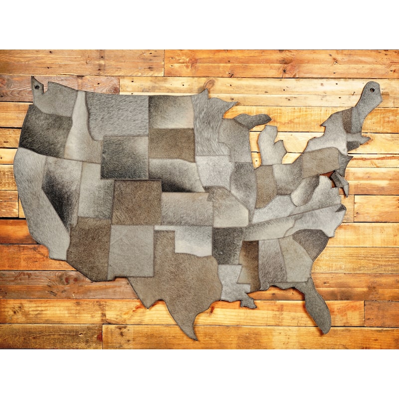 USA Leather Map