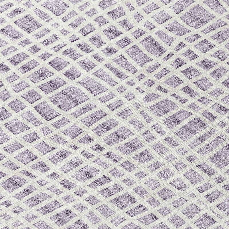 Machine Washable Indoor/ Outdoor Chantille Abstract Modern Rug