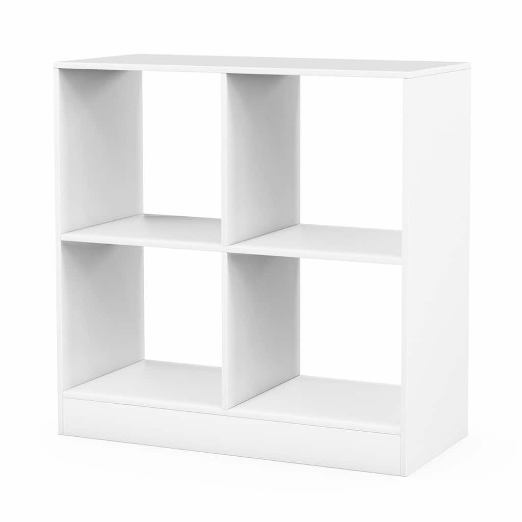 Children’s Toy Storage Organizer with 4 Open Cubes and Top Shelf for Bedroom or School Use - 29" x 13" x 29" (L x W x H)