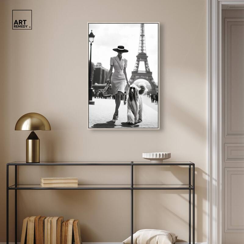 Fashionable Locks Noir Canvas by Art Remedy