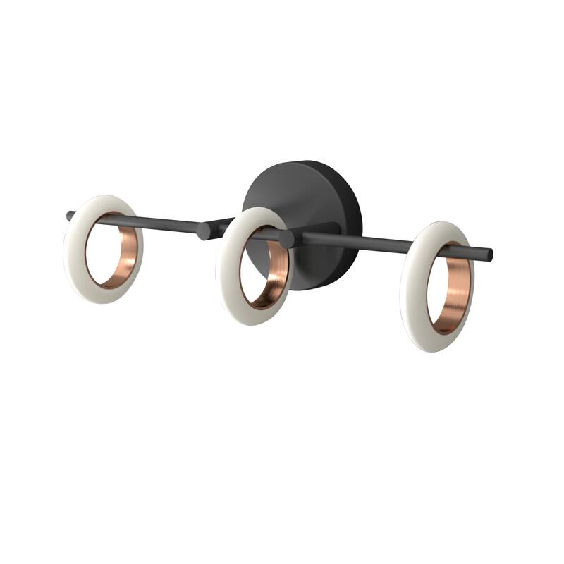 OROMA HOME Loop 3-Light Integrated-LED Bathroom Vanity Light