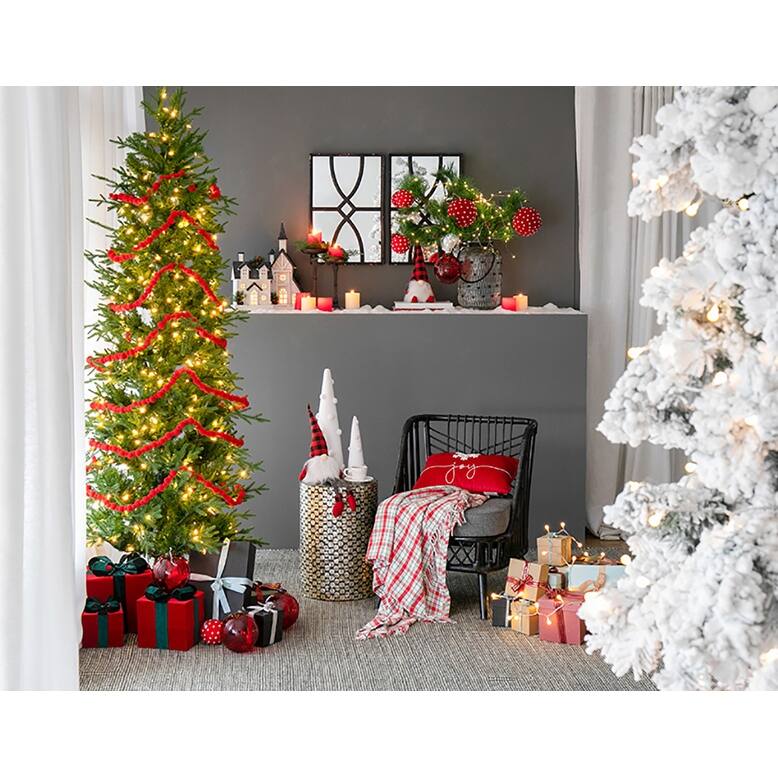 D3.9" Christmas Ball Ornaments, Decorative Hanging Ball Christmas Tree Ornaments for Holiday Party Decorations, Set of 6