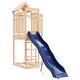 preview thumbnail 11 of 16, vidaXL Outdoor Playset Outdoor Backyard Playground Equipment for Kids Age 3-8 - 42.1" x 109.4" x 93.7"