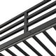 preview thumbnail 11 of 10, Twin Loft Kids Bed Frame with Desk, LED Light, USB, Shelves & Drawers, Black