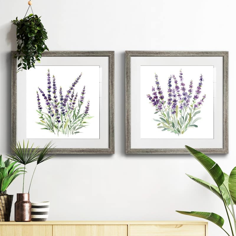 Lavender Botanical I- Premium Framed Print - Ready to Hang