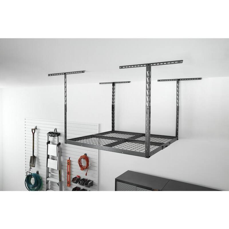 ladiator GarageWorks Overhead GearLoft Storage Rack 4x4 ft