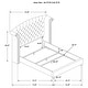 preview thumbnail 4 of 6, Melody 4-piece Bedroom Set