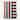 Christmas Stripes Shower Curtain