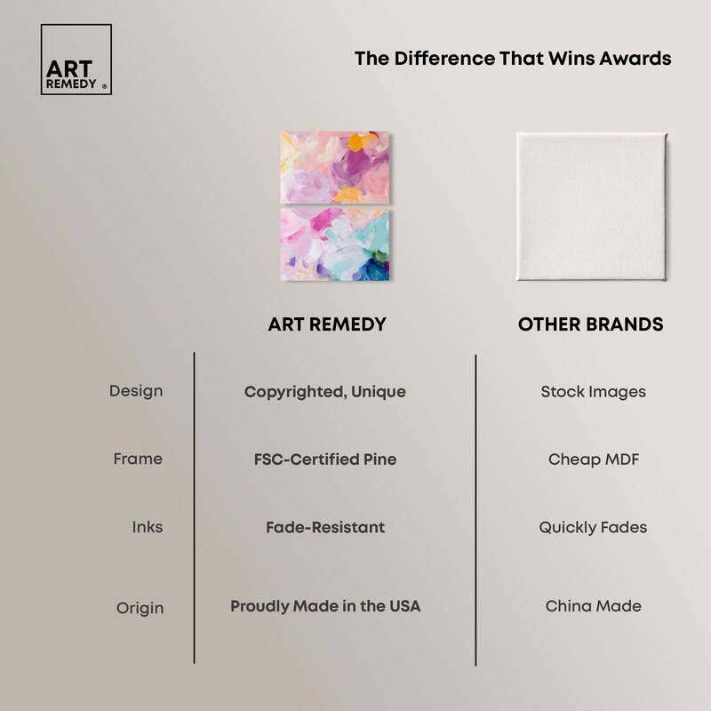 Misty Layers Canvas Set of 2 by Art Remedy, Gallery Wrapped