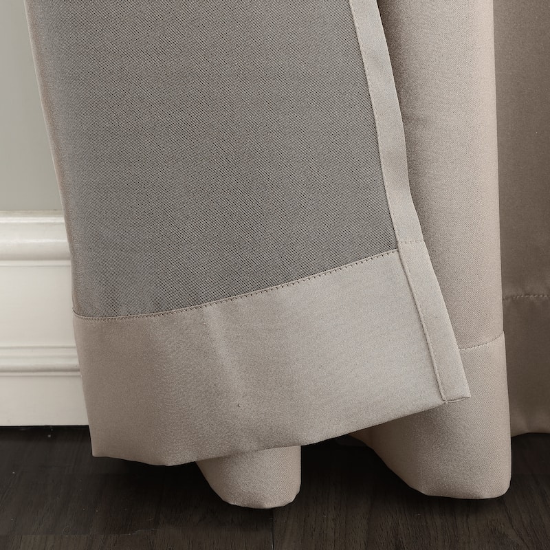 Sun Zero Talisha Grommet Room Darkening Window Curtain Panel