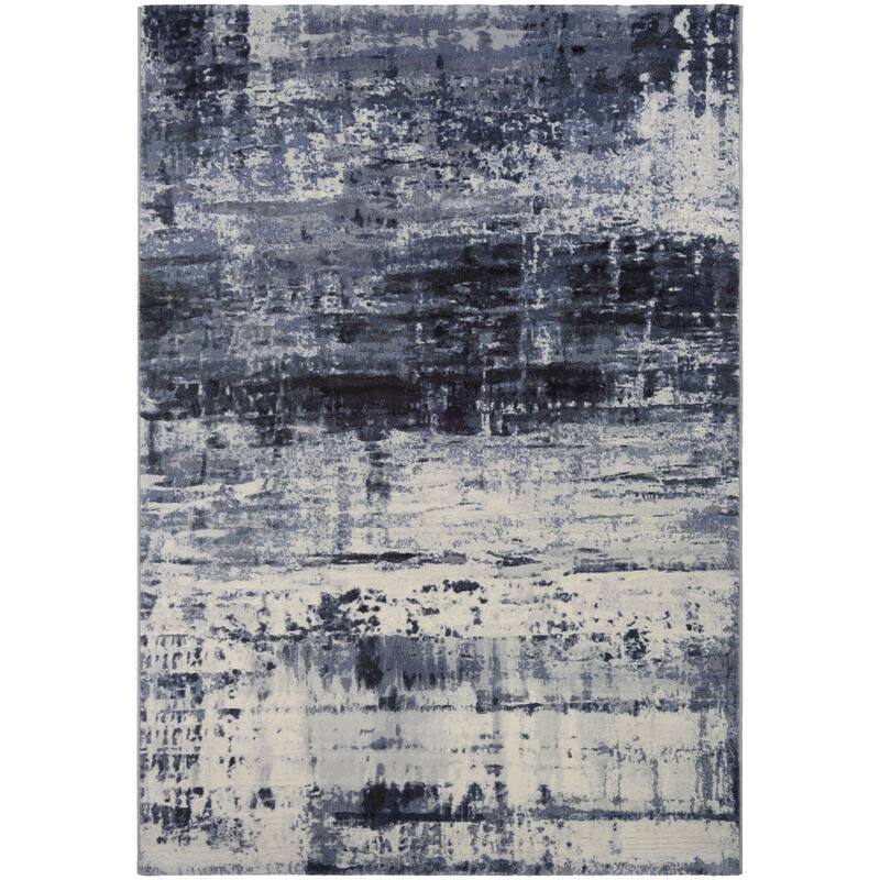 Dream Decor Rugs Provencal Washed Gray Abstract Area Rug