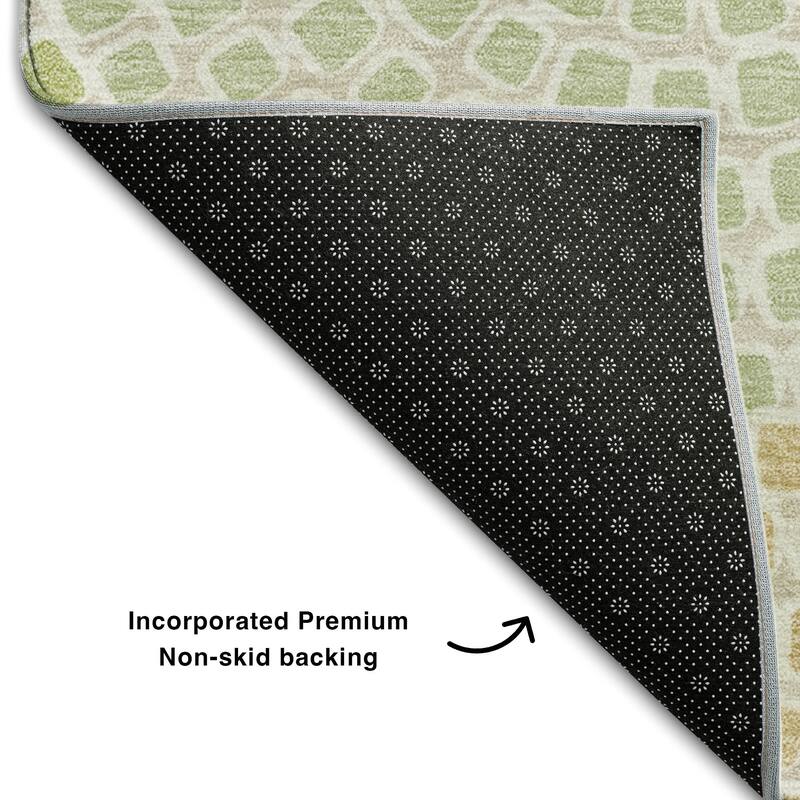 Premium Washable Super Soft Mosaic Colosseum Mayfield Rug