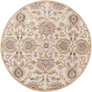 Patchway Handmade Classic Floral Wool Area Rug