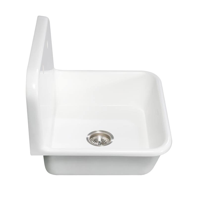 Kingston Brass Arcticstone 24" Drop In Single Basin Stone Composite