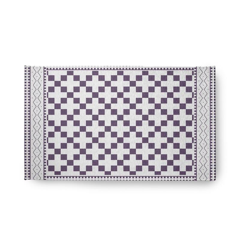 Cross and Squares Rug