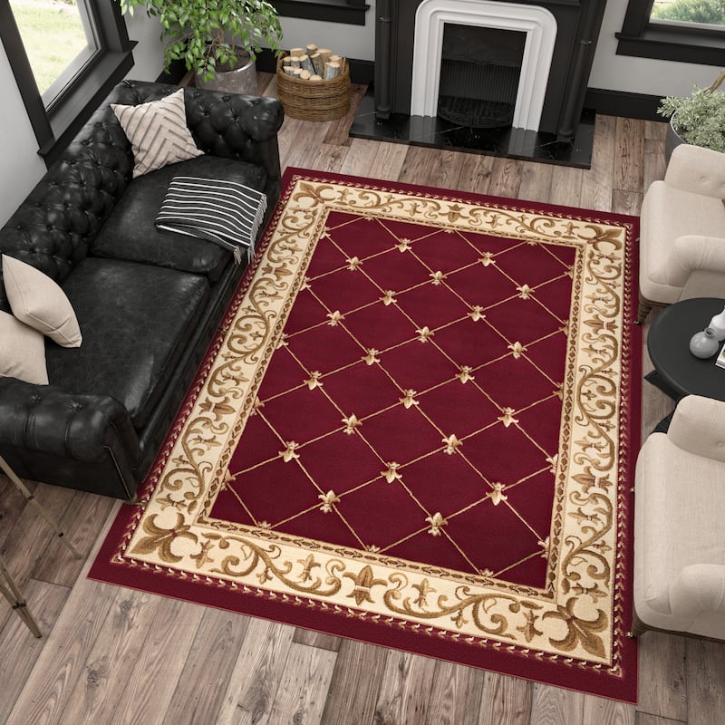 Soho Traditional Scroll Indoor Area Rug