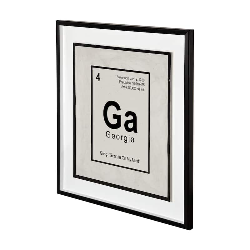 Breaking Georgia Framed Art Print