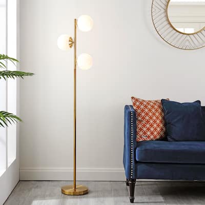 SAFAVIEH Lighting 63-inch Devlyn Floor Lamp - 10" W x 10" D x 63" H