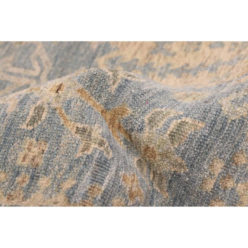 ECARPETGALLERY Hand-knotted Jamshidpour Dark Blue Wool Rug - 8'1 x 10'2