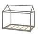 preview thumbnail 10 of 12, Twin Size Wooden House Bed, Durable Pine Wood & MDF Construction