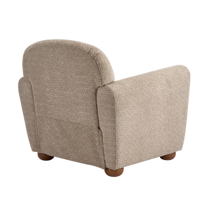 Christopher Knight Home - Rapallo Modern Upholstered Accent Chair with Plush Fabric Seat