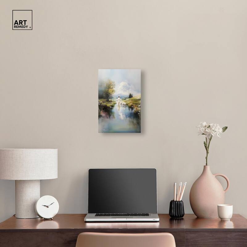 Caretaker's Calm Crossing II Canvas by Art Remedy, Gallery Wrapped