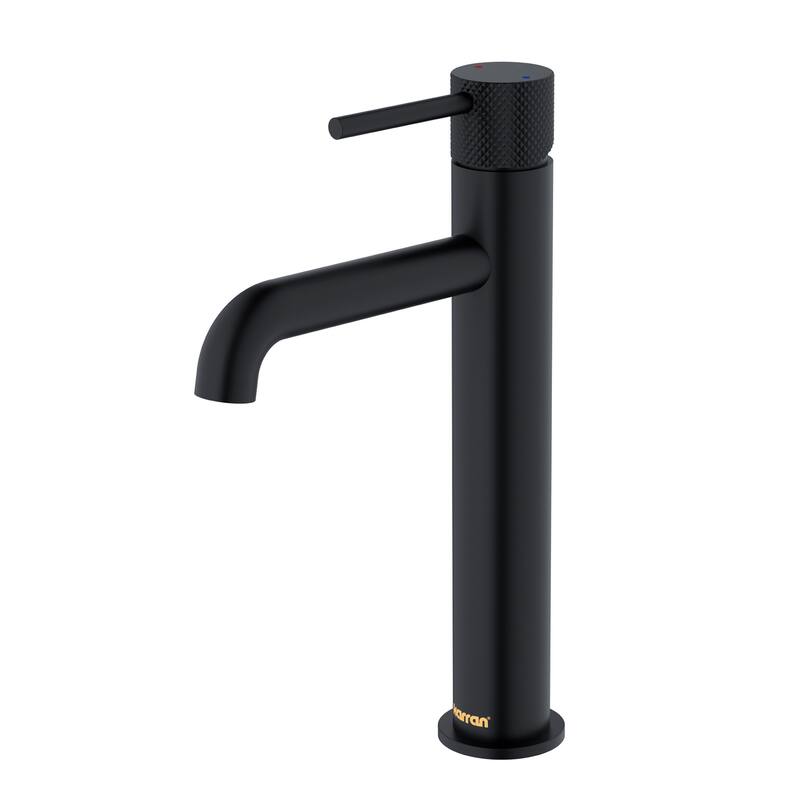 Karran Tryst KBF462 Single-Handle Single Hole Vessel Bathroom Faucet with Matching Pop-up Drain