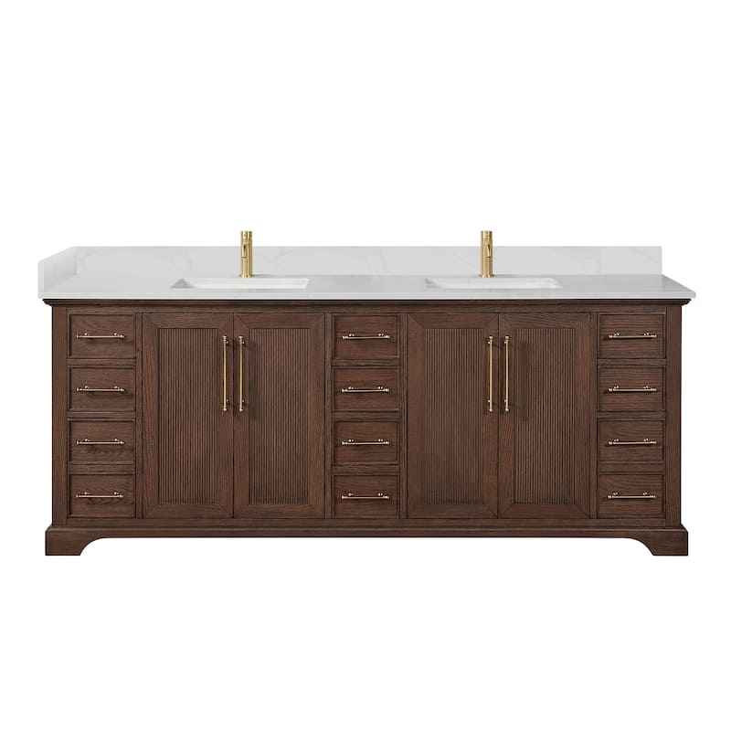 Tokyo Bath Vanity with Quartz Stone Top without Mirror