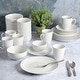 preview thumbnail 4 of 3, Gibson Home Ogalla 30-Piece Dinnerware Set - White