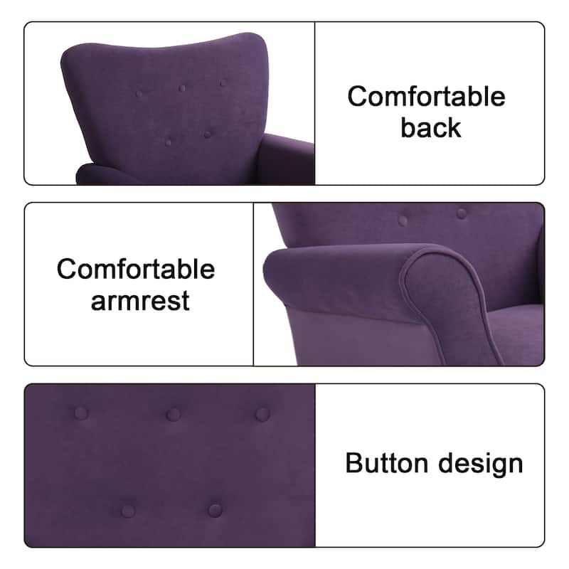 Shakeable high back living room single sofa chair
