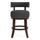 preview thumbnail 28 of 32, Furniture of America Fendeson Transitional Nailhead Swivel Barstool (Set of 2)