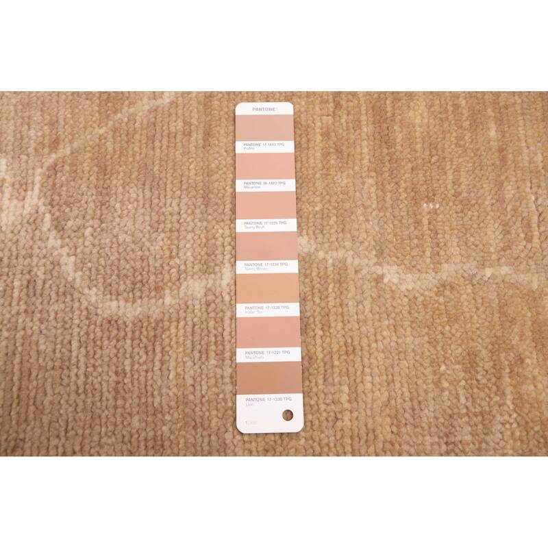 ECARPETGALLERY Hand-knotted Mystique Brown Wool Rug - 8'1 x 9'10