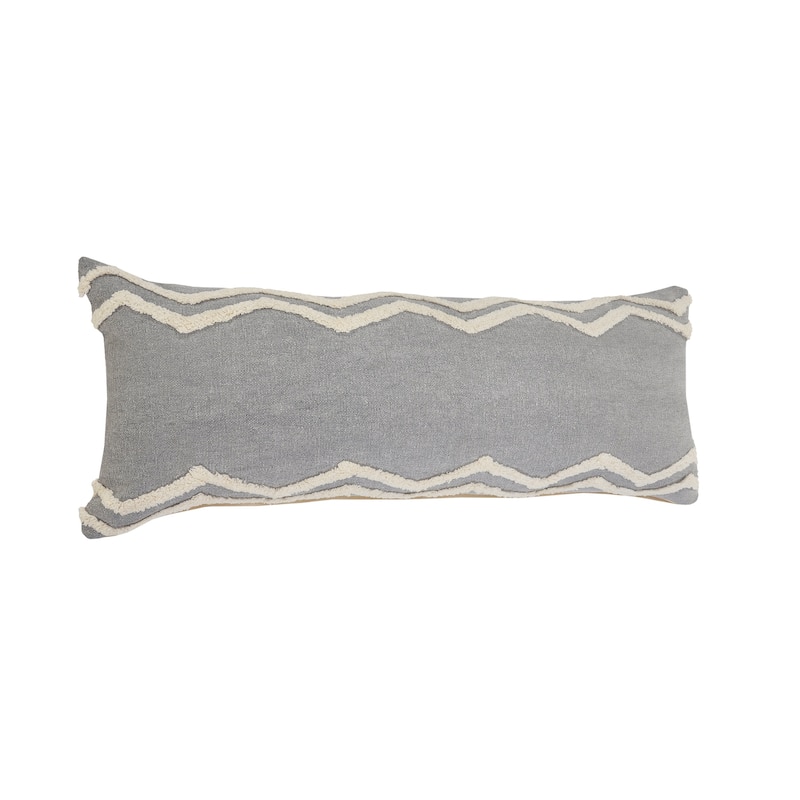 Sevita Soft Chevron Bordered Throw Pillow, Single or Set of 2
