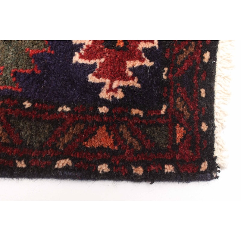 ECARPETGALLERY Hand-knotted Andelz Red Wool Rug - 4'7 x 7'2